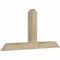 Ekena Millwork Portland Rough Sawn Timber Gable Bracket, Douglas Fir, 48"W x 24"H x 4"D x 4"F, 12/12 Pitch GBW048X24X0404POR00RDF - alternate 2